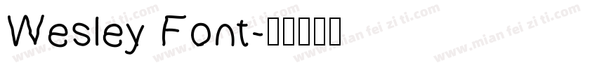 Wesley Font字体转换